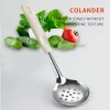 free sample high quality  kitchen gadget of long handle soup ladle household stainless steel soup ladle