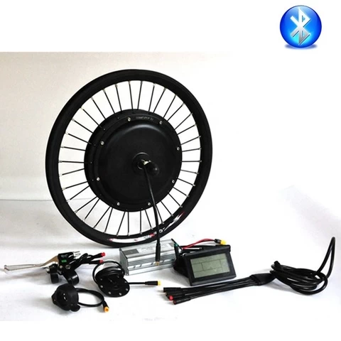 Front wheel bike hub motor conversion kit, electric bike kit 1000w with battery