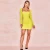 Import FS0092D 2019 Sexy bright colour women transparent long sleeve dress from China