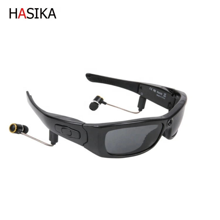Full HD 1080P Digital smart Video Recording  Sport wifi eye spy glasses Bluetooth Sunglasses Camera