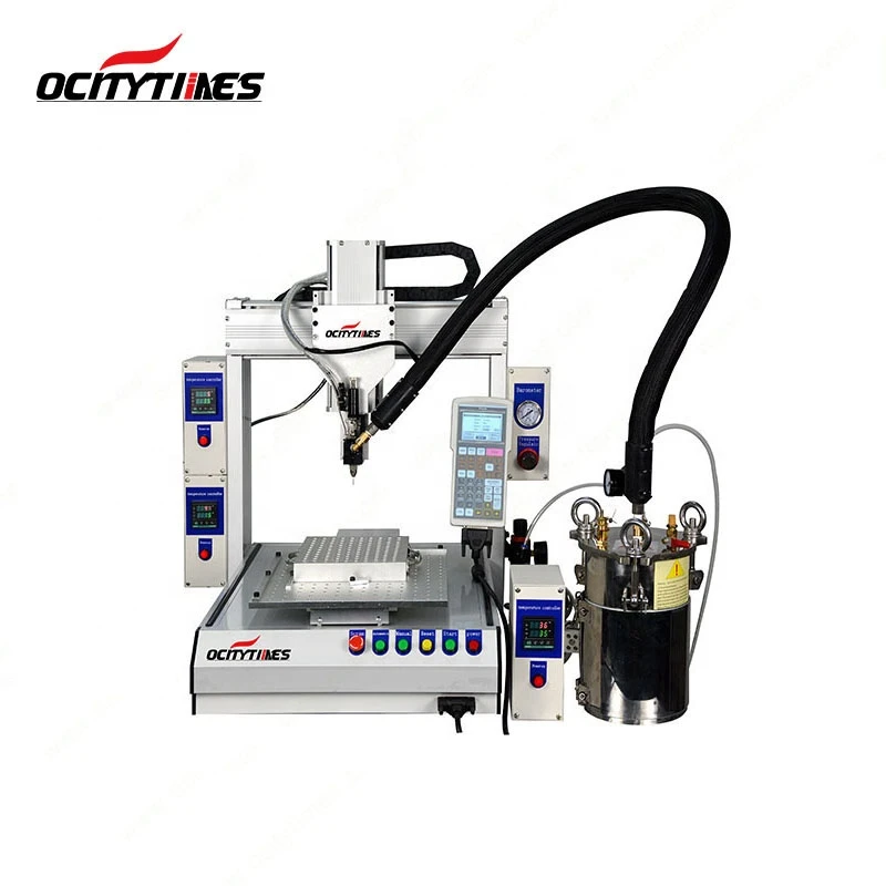 Full heating elements attached OCITYTIMES F1 cbd vape cartridge press-in tip capping and filling machine