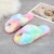 Import Fuzzy Comfortable Furry Spa House Slippers for ladies Cozy Thongs Slipper On Flip Flops Women Faux Fur Slipper from China