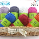 FY-KM3611 shanghai natural baumwolle yarn mill SMB manufacturer oeko tex quality hand knitting organic cotton wool yarn