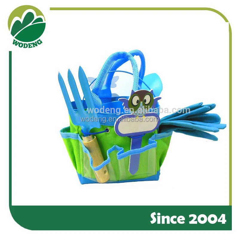 Garden tool bag set for kids/child/children, short handle tool set for garden