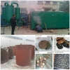 Gas flow bamboo charcoal carbonization furnace
