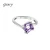 Import GINRY New Arrivals Windmill with purple Cubic Zircon rings jewelry for girls from China