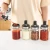 Import Glass Seasoning / Spice / Salt / Oil Jar / Container / Bottle Set  with PP Lid and Serving Spoon for Home Kitchen from China