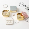 Glod Unicorn Cat Ceramic Jewelry Box Storage Boxes Bins Ring Earrings Necklace Box Case Wedding Decor Bead Storage Packaging