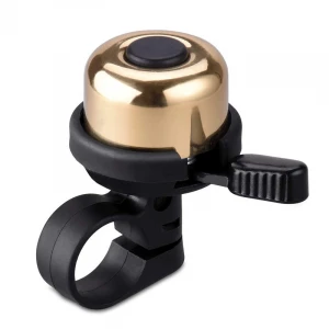 Gold Brass bicycle bell Duet mini Mountain Bike Bell Clear Tone Sound Handlebars Retro Great Outdoor Portable Cycling equipment