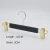 Import Gold hooks clothes hanger fashion shop use wooden hanger black colour wood hangers from China