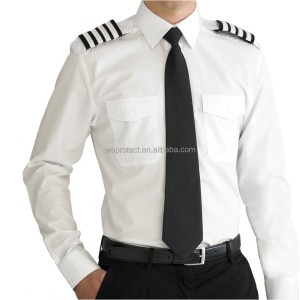 Good Design Non Iron Pilots Shirts With Shoulder Bands