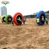 good quality inflatable wheel outdoor sports team building games equipment with low price for sale