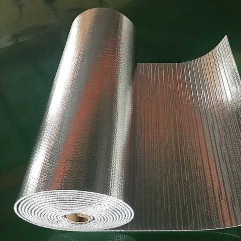 Good quality mylar bubble heat insulation aluminum foil building material roll