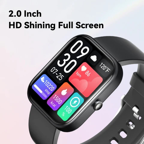 Good Quality OEM Custom Logo Smart Watch Long Battery Life Big Screen 100+ Sports Fitness Tracker Multifunctional Smartwatch