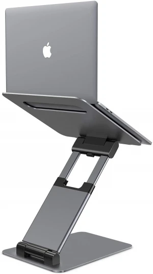 Great Roc Laptop Computer Table Stand Height Adjustable Laptop Stand Aluminum Portable Adjustable Laptop Stand