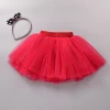 Guangzhou Pettiskirt Baby Tutu Skirt Princess Party Girls 4 Layers Kids Mini Skirt