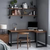 H-Shape Stable Design Steel Frame Home Office Table Executive Desk Home Use