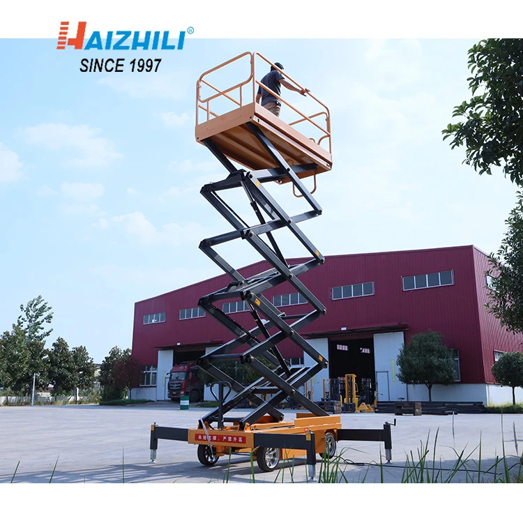 HaizhiLi Handling Equipment Work platforms portable scissor lift platform