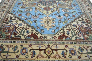 Hand Knotted Woolen Area Rugs Wholesale