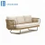 Import handmade garden furniture aluminum frame rope chair coffee table outdoor sofa set from China