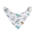 Import Happyflute Waterproof 4 piece set bandana baby bib wholesale triangle baby bib oem design from China