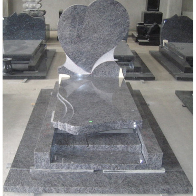 Buy Heart Sculpture Simple Monument Headstone Grave Granite Modern ...