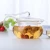 Import Heat-resistant flower glass teapot Glass pot with streamer lid Eco-Friendly Removable Infuser new design glass kettle from China