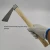 Import heat treated stainless steel  single-handed garden hoes tools wooden handle from China