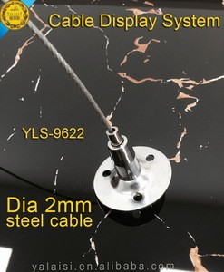 Heavy duty Ceiling/Wall mount kit hardware for Modern Cable Wine System for shops, offices , restaurants, banks, exhibitions