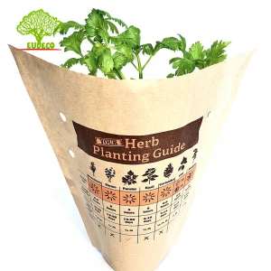 Herb Sleeve Custom Desgin Packaging Paper Bag Kraft Paper Eco-friendly Waterepellment