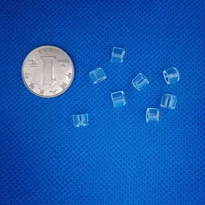 HF small diameter customizable transparentclear flat base quartz glass crucible Supplier Fused Silica lab Crucible beaker