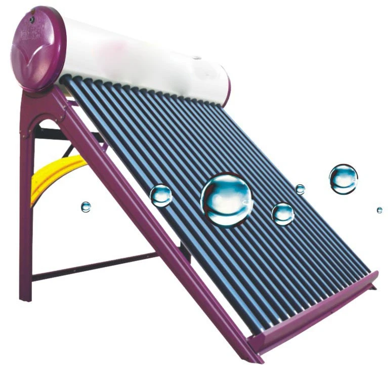 high borosilicate glass tube bule/black pipe solar water heater with electric-heater