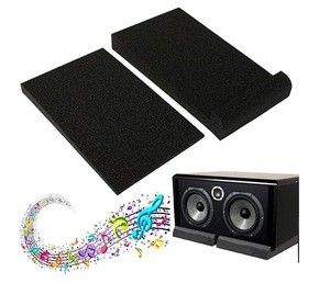 High-Density Acoustic Foam for Significant Sound Improvement - Prevent Vibrations and Fits most Stands - 2 Pads