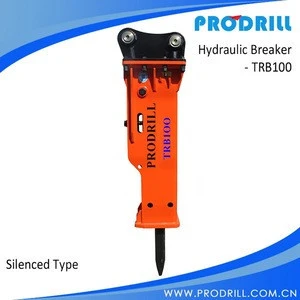 High performance durable dia.100mm hydraulic jack hammer for sale, hydraulic hammer for mini excavator for 11-16 ton excavators