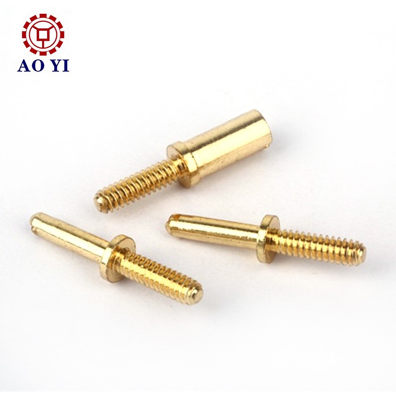 High-precision aluminum alloy mini CNC parts processing automotive motor parts hollow steel shaft pin copper sleeve anchor