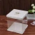 Import High Quality 26*26*17cm Customized square Crown Design Transparent Clear Cake Box from China