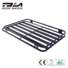 High Quality aluminum vehicle luggage rack black color auto body part roof rack tray basket cargo carrier for Jeep