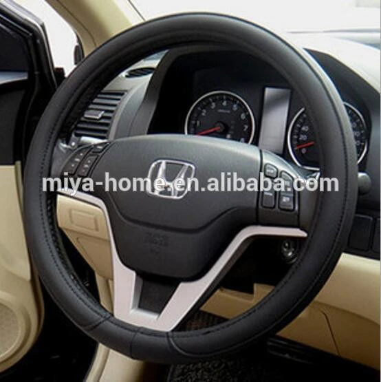 High quality car steering wheel cover /automobile steering wheel cover / leather steering wheel cover