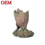 High quality cartoon stationery gift cute plastic pen holder