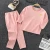 High quality Casual Baby Clothing sets Kids Velvet Hoodie 2Pcs Tracksuit