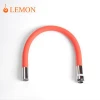 High quality colorful chrome stainless steel  silicon flexible plumbing hose