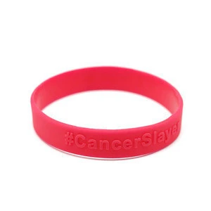 High Quality Customized 1 Inch Silicone Bracelet Rubber Bands For Events