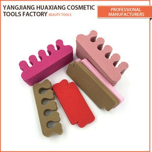 High quality customized fashion silicone soft tube toe separator