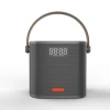 High Quality Desktop OEM Portable USB Alarm Clock Wireless Blue/tooth Speaker with MIC