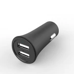High quality fast mobile phone mini 2 dual usb port car charger for iphone 8 iphone X