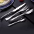 Import High quality flatware spoon knife and fork cutlery stainless steel rose gold cutlery set from China
