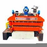 High Quality Gearbox Drive Glazed Roof Tile Roll Forming Machine Making Construction Material