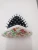 Import High quality heart-shaped plastic foldable pocket compact hair brush with mirror from China