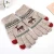 High Quality Knitted Winter touch screen Gloves / Women window warm gloves / Full Finger Warm Mittens