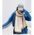 Import High quality new winter thickened ladies scarf wild knitted woolen yarn to keep warm students pure color shawl thickened scarf from China
